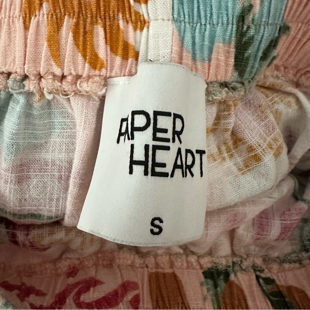 Paper Heart • Summer Haze Rayon Linen‎ Printed Pants - Picture 8 of 9